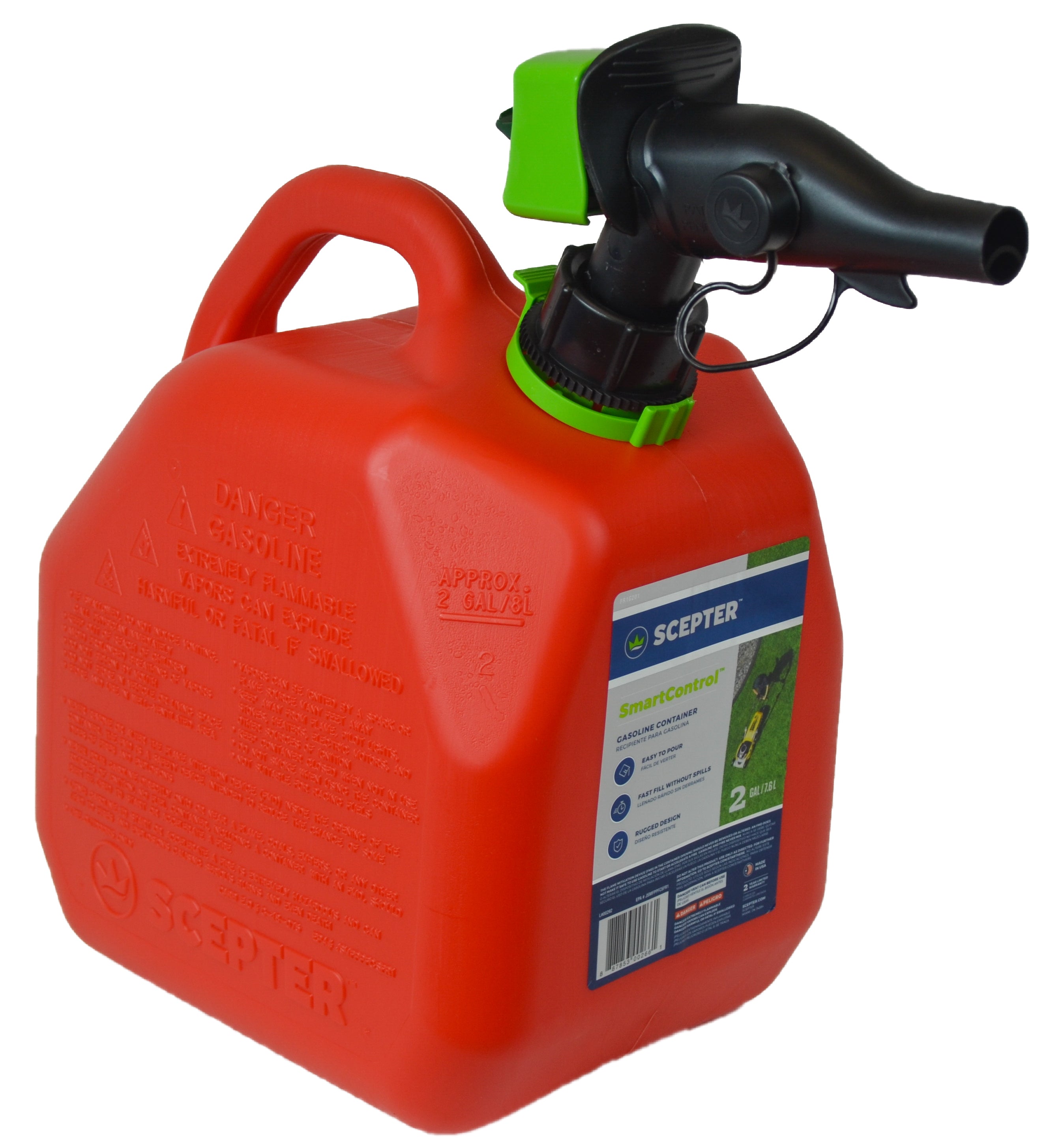 Scepter, Scepter FR1G201 Scepter SmartControl™ Gas Can, 2 Gallon