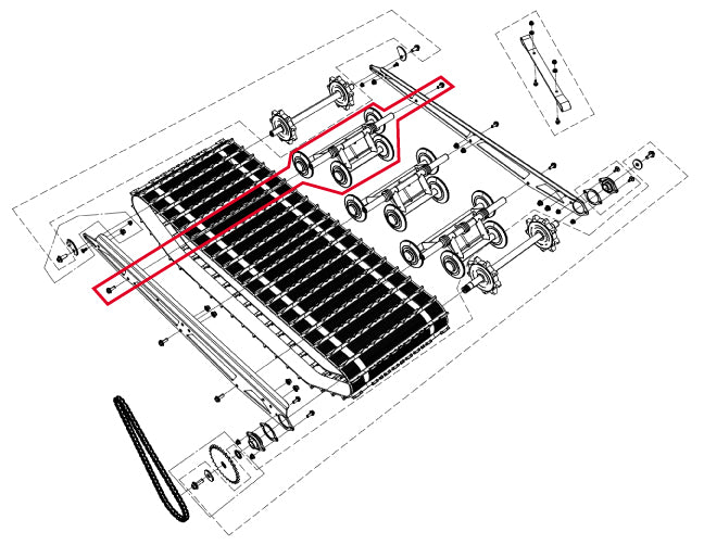 Snowdog, Snowdog 4417-9900-0000 TWO SPRINGS TROLLEY KIT