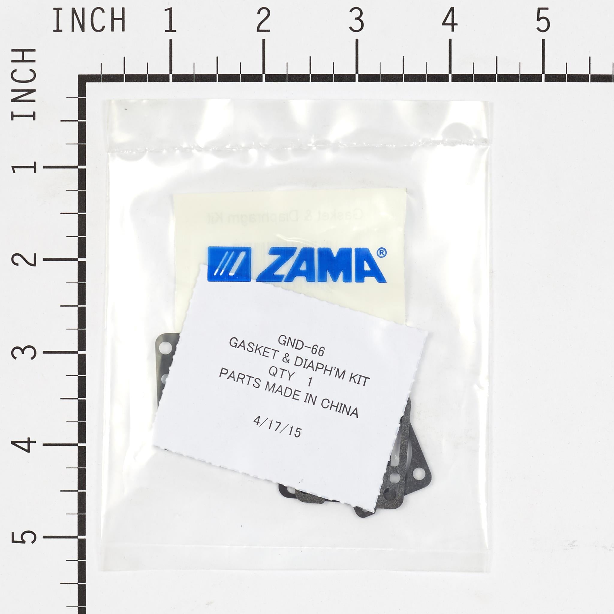 The Zama Group, Zama GND-66 GASKET & DIAPHRAGM KIT