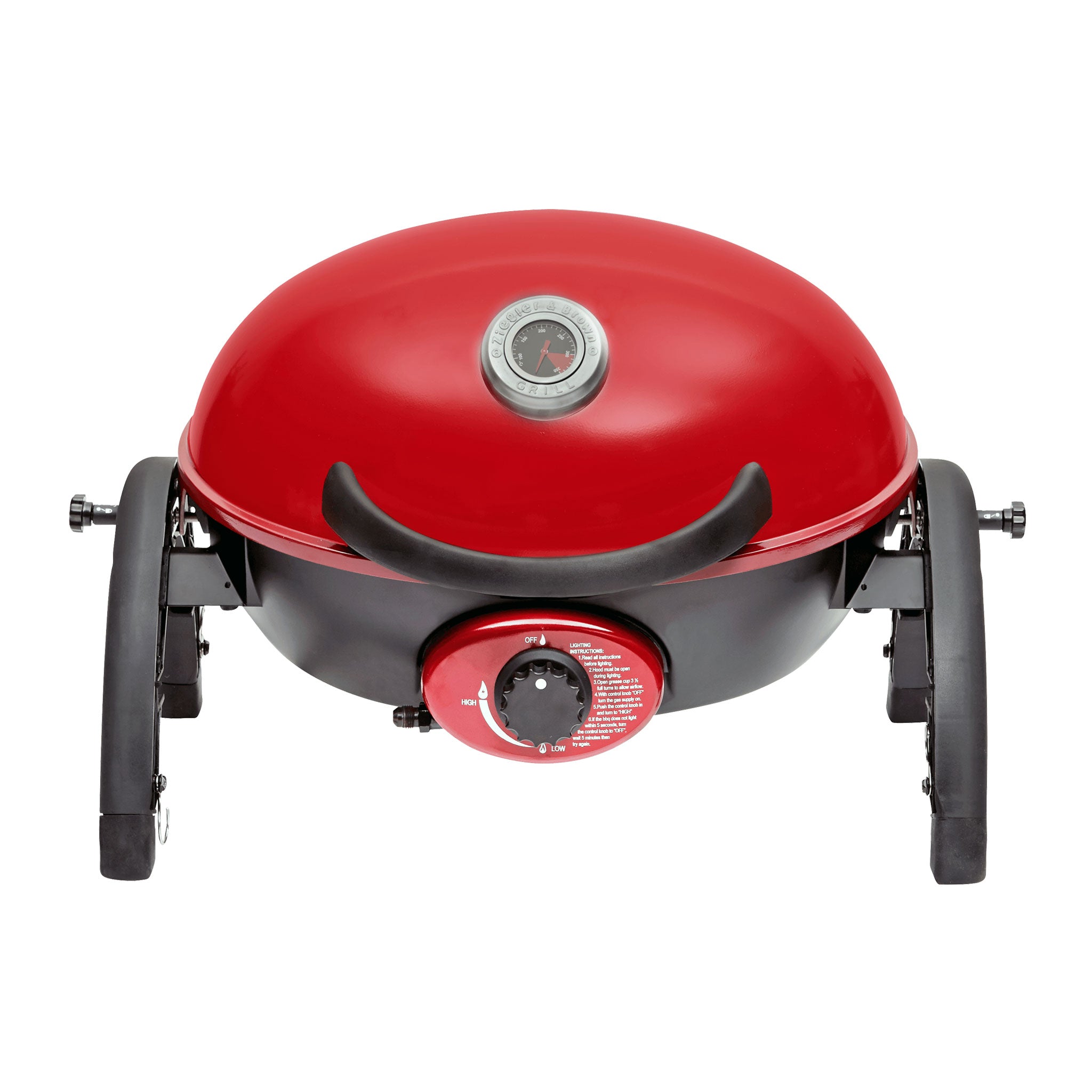 Ziggy Grills, Ziggy Grills USZG1GRK Ziggy 1 Burner Grill - Chili Red